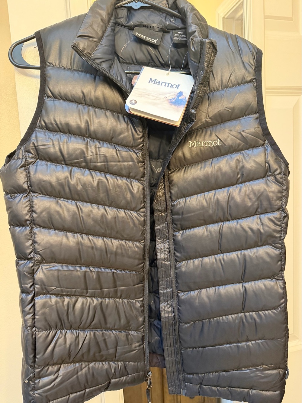 Marmot Quilted Packable Down Vest - Black